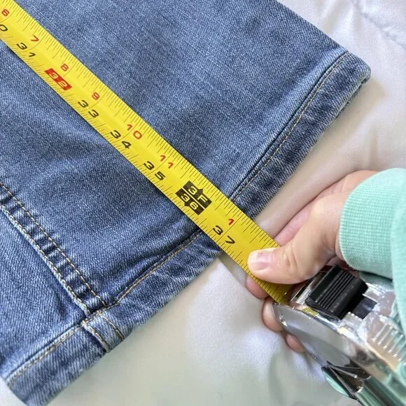 Vintage 90s Y2K Low Rise Denim Jeans Womens Size 4 Slim Fit Grunge Indie - Picture 3 of 8